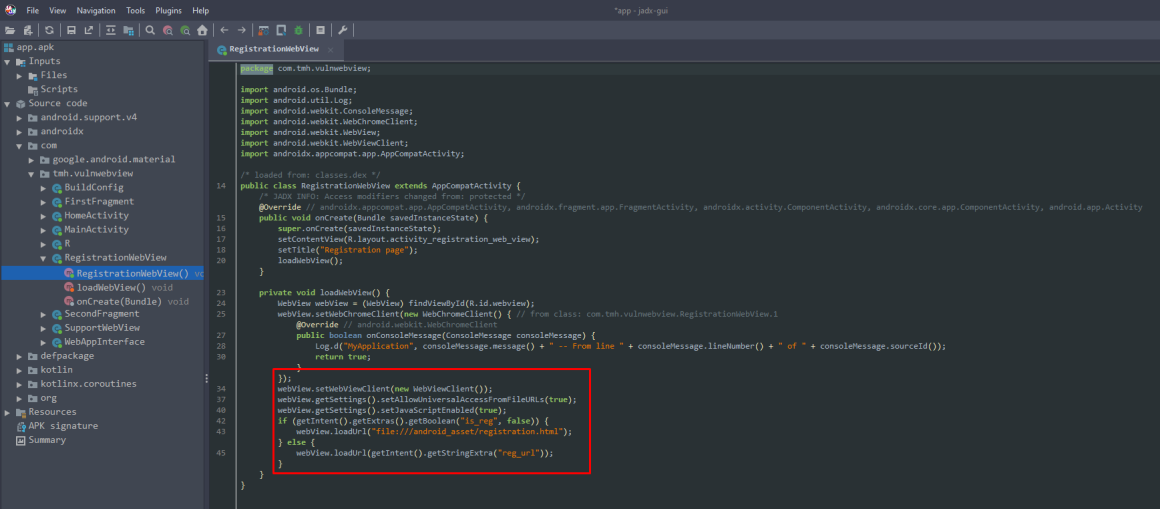 Exposing Android WebView Security Risks – TEGALSEC
